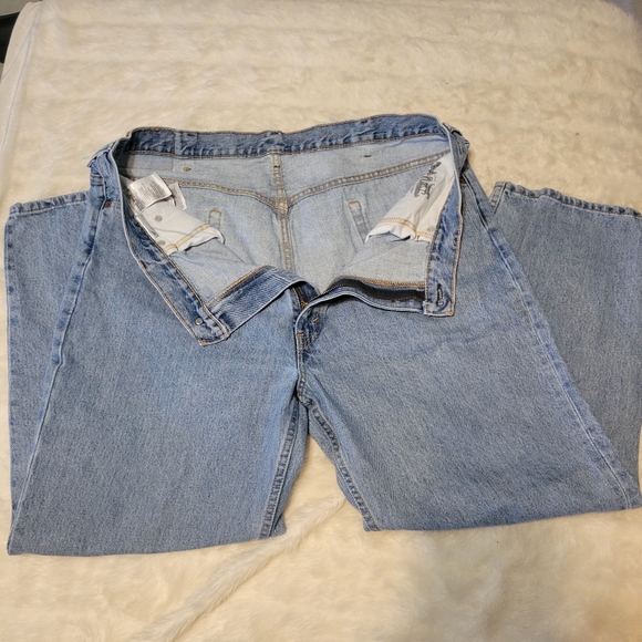 LEVI | 550 & 541 Denim Jean Pants Bundle | Men's Size 42 × 30 | Black & Blue - Picture 5 of 11